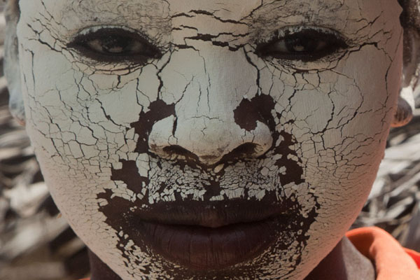 Girl face covered in musiro | Ile de Matemo | Mozambique