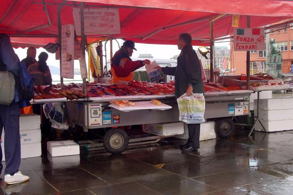 Buying fish, Norway