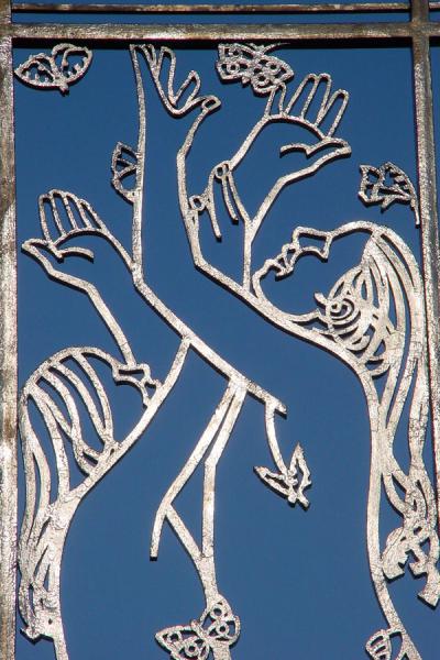 Foto di Detail of one of the gatesOslo - Norvegia