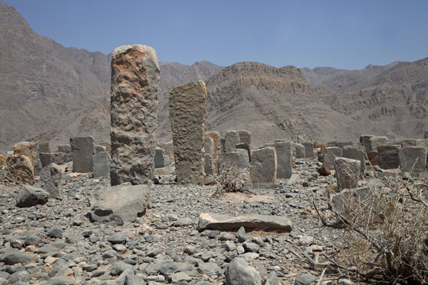 One of the cemeteries in Rawdah Bowl | Musandam mountains | Oman