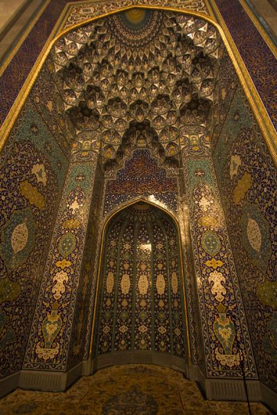Picture of The mihrab in the main prayer hall of the Grand MosqueMuscat - Oman