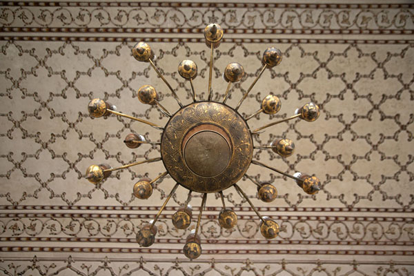 Picture of Ceiling and chandelier in Badshahi MosqueLahore - Pakistan