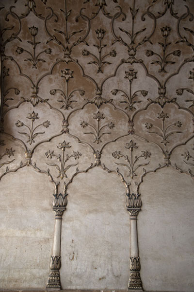 Picture of Detail of a wall in the prayer hall of Badshahi MosqueLahore - Pakistan