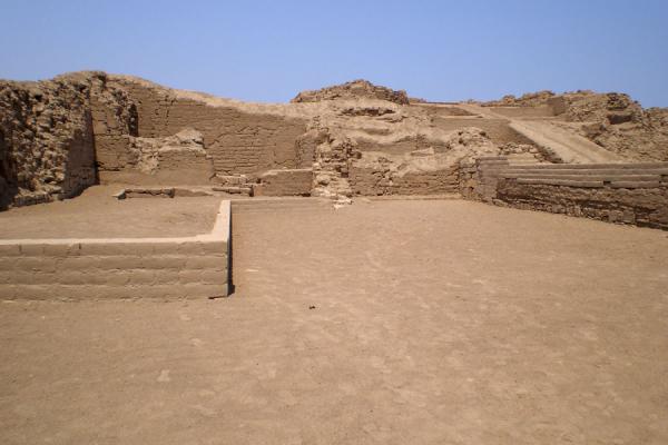 Side view of one of the pyramids of Pachacamac | Pachacamac | Peru