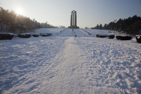 Winter view of Carol Park | Geghard klooster | ArmeniÃ«