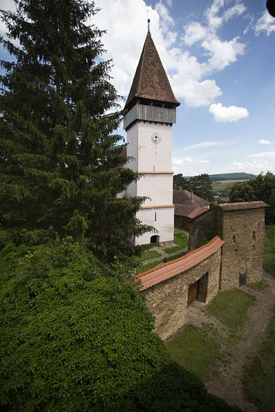 The fortified church of Meșendorf, Romania