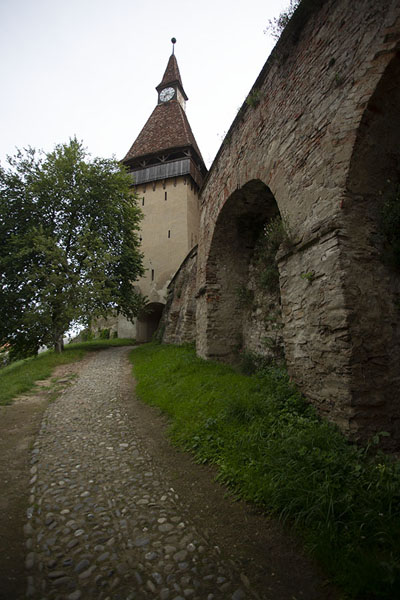 Inside the walls of the biggest fortified church complex: Biertan, Romania
