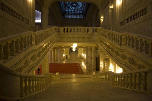 Picture of Luxurious stairs in the Palace of the ParliamentBucharest - Romania