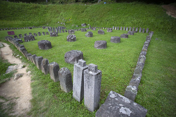 Rectangular andesite sanctuary in the sacred area, Sarmizegetusa Regia, Romania