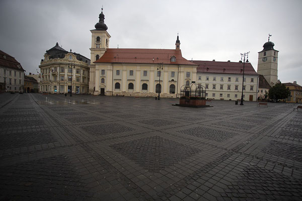 The Large Square in the early morning | Sibiu | Romania