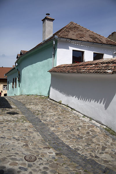 Cobble-stone street in Sighișoara | Sighișoara | Rumania