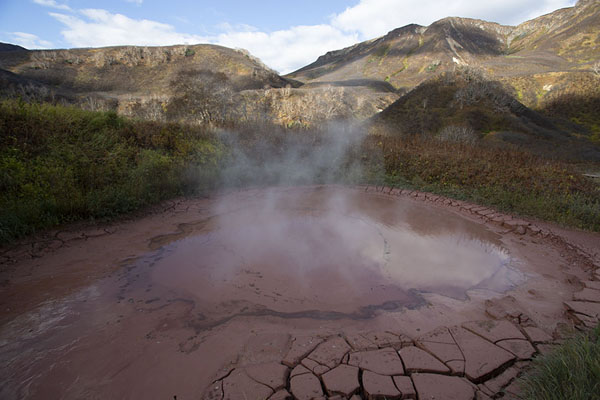 Hot mud in a pool in the Valley of the Geysers | VallÃ©e des Geysers | Russie