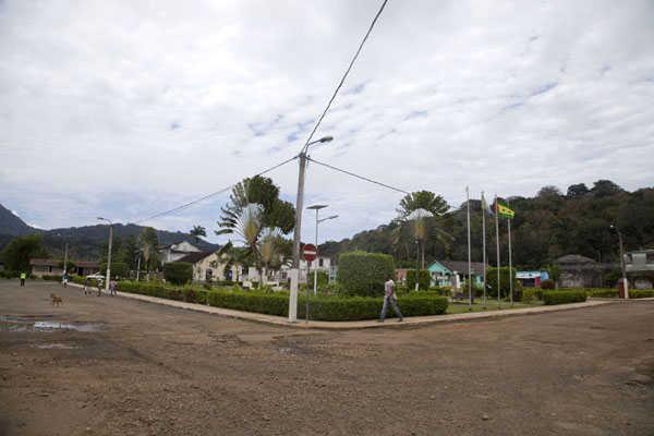 The main square of Santo Antonio, Santo Antonio, São Tomé and Príncipe