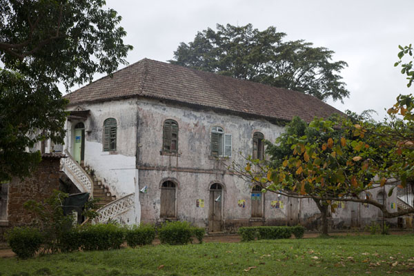 One of the main buildings of the Sundy estate, Sundy, São Tomé and Príncipe
