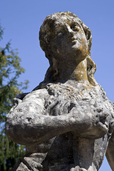 Close-up of statue on Bled Island | Meer van Bled | SloveniÃ«