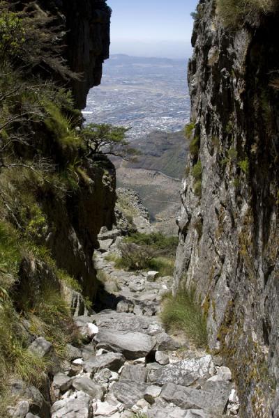 Picture of Looking down through Platteklip GorgeCape Town - South Africa