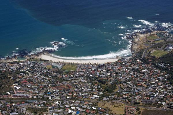 Picture of Camps Bay seen from the top of Table MountainCape Town - South Africa