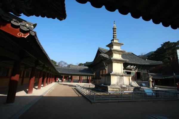 Look of interior courtyard at Bulguksa | Bulguksa | CorÃ©e du Sud