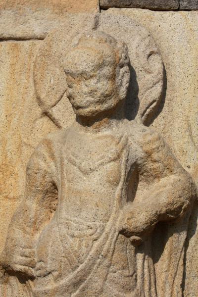 Close-up of stone guard at Bunhwangsa temple | Gyeongju | CorÃ©e du Sud
