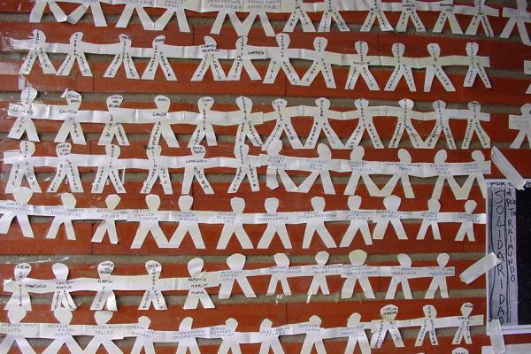 Each one represents a fallen victim on March 11, Spain