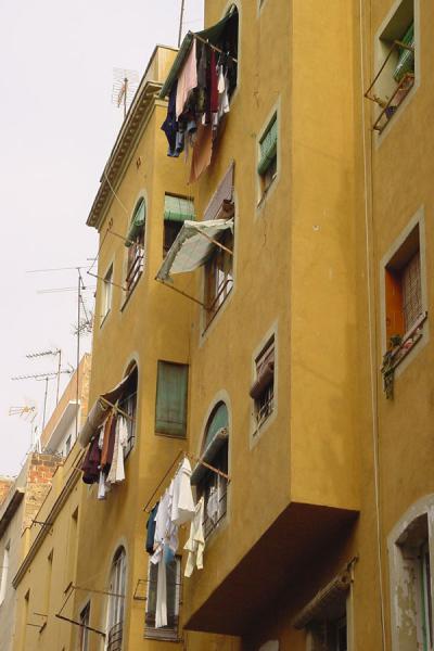 Drying clothes, Spain
