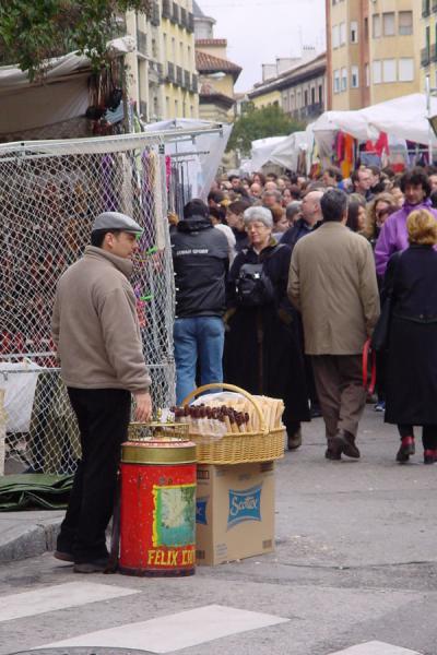 Selling something to eat, Spain