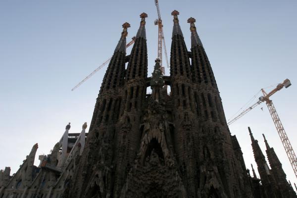 Contours of the Sagrada Familia, Spain