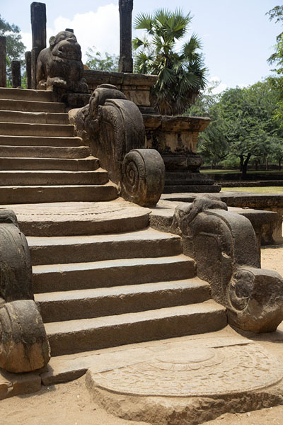 Stairs leading to the Audience Hall | Ancient City of Polonnaruwa | Sri Lanka