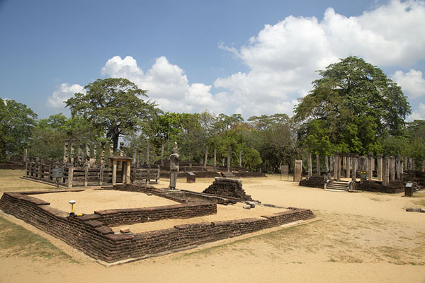 Ruins of temples at the Sacred Quadrangle | Ancient City of Polonnaruwa | Sri Lanka