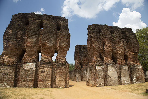 Ruins of the royal palace of Polonnaruwa | Ancient City of Polonnaruwa | Sri Lanka