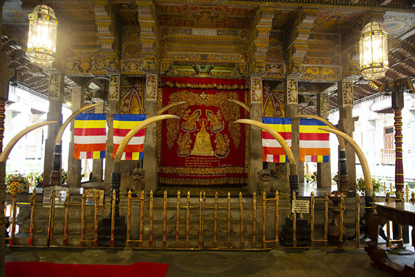 Foto di The sacred part of the Temple of the Sacred ToothKandy - Sri Lanka