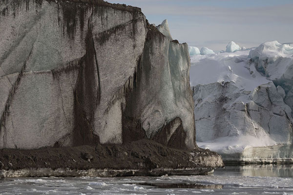 Iceberg rising up from the bay of Mohnbukta | Mohnbukta | 