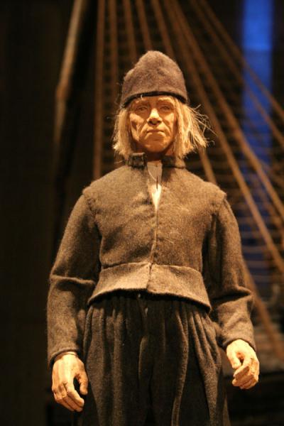 Sculpture of one of the figures of the Vasa, Vasa Museum, Sweden