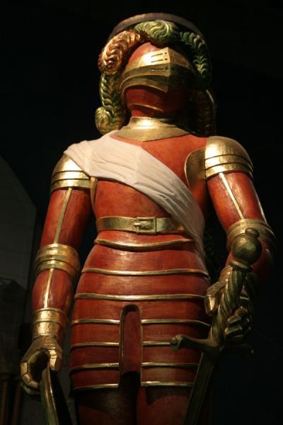 Model of a 17th century soldier in the Vasa Museum, Vasa Museum, Sweden