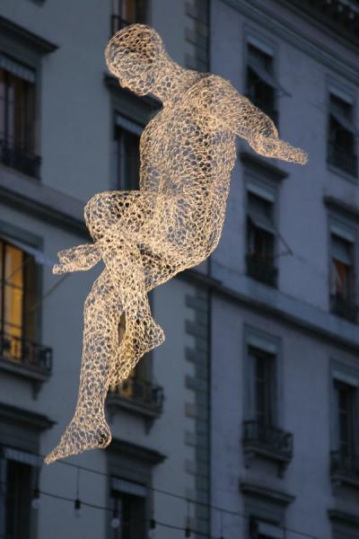 Foto de One of the sculptures of Cédric le BorgneGinebra - Suiza