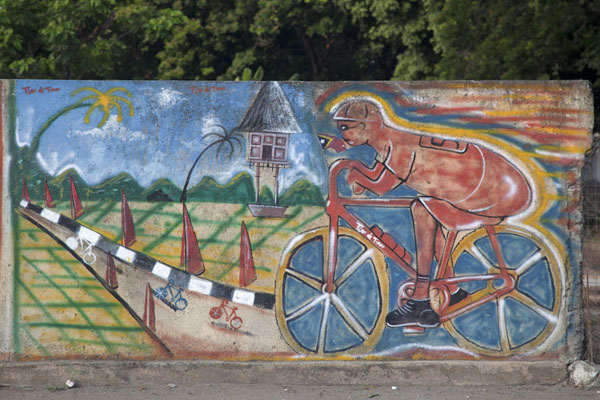 One of the many wall paintings in Dili | Dili | Timor Est