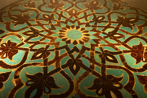Seljuk tilework detail inside the Karatay Madrasa, Konya | Konya | Turkije