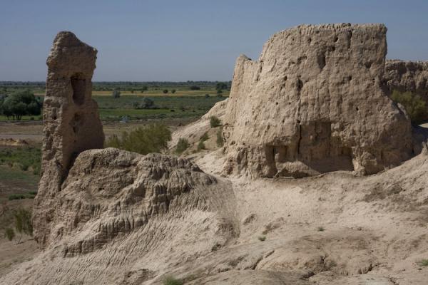 Part of the defensive wall of Izmukshir, Izmukshir, Turkmenistan