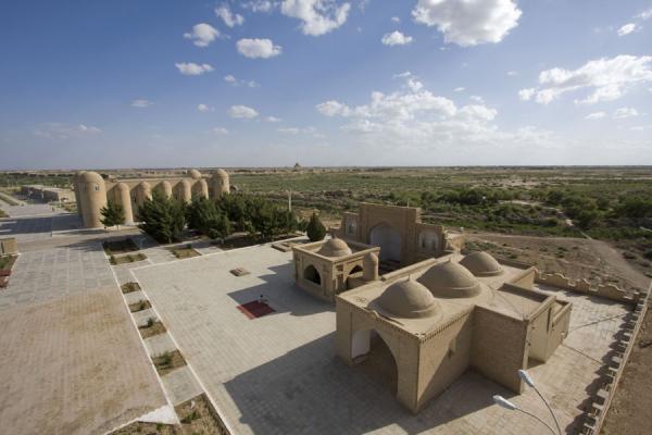 Picture of View from a tower of the Hodja Yusup Hamadani complex (Merv, Turkmenistan)