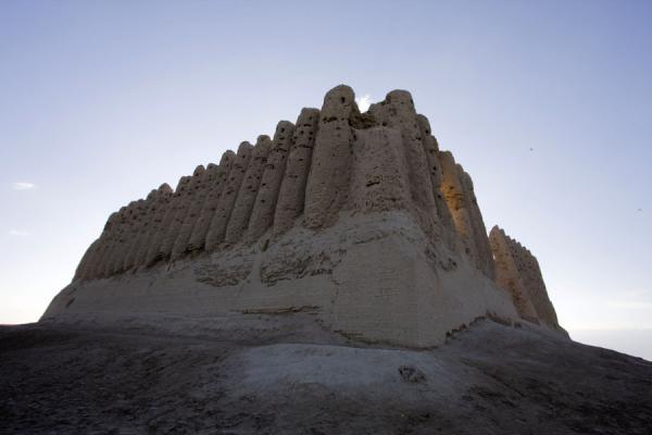 Greater Kyz Kala seen from below, Turkmenistan