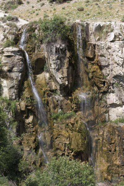 Khur-Khuri waterfall outside Nokhur, Turkmenistan
