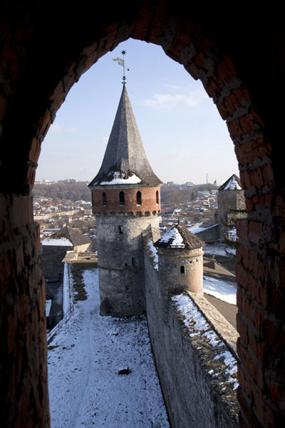 One of the towers of the fortress of Kamyanets-Podilsky | Kamyanets-Podilsky fort | OekraÃ¯ne
