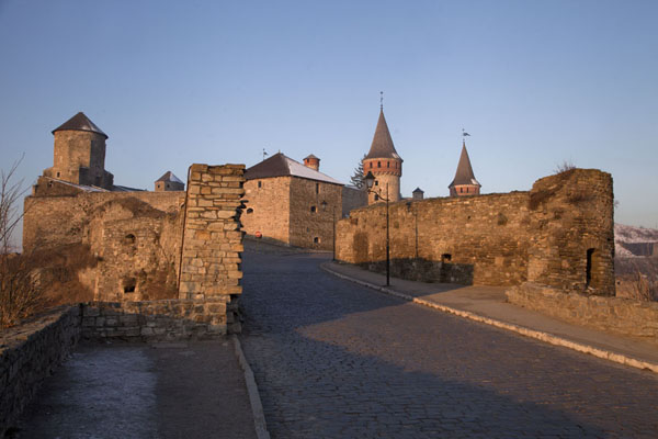 Morning view of the fortress of Kamyanets-Podilsky | Kamyanets-Podilsky fort | OekraÃ¯ne