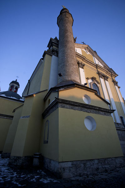 The SS Peter and Paul Cathedral: built as a church, converted to a mosque, and re-converted to a church with minaret | Kamyanets-Podilsky oude stad | OekraÃ¯ne