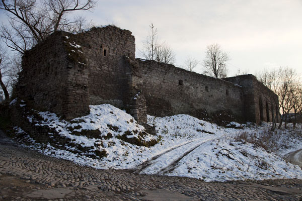 The Turkish walls in the north of the old town | Kamyanets-Podilsky oude stad | OekraÃ¯ne