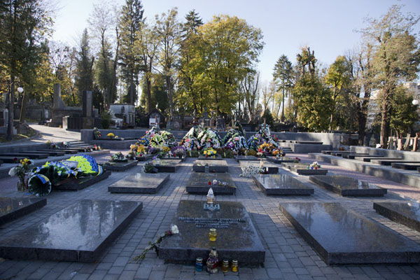 Modern section of the cemetery | Lychakiv cemetery | Ucraina