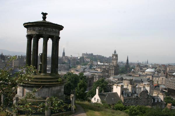 Looking towards the Old Town from Calton Hill, Edinburgh, United Kingdom