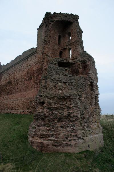 Remains of the wall of Tantallon Castle, United Kingdom
