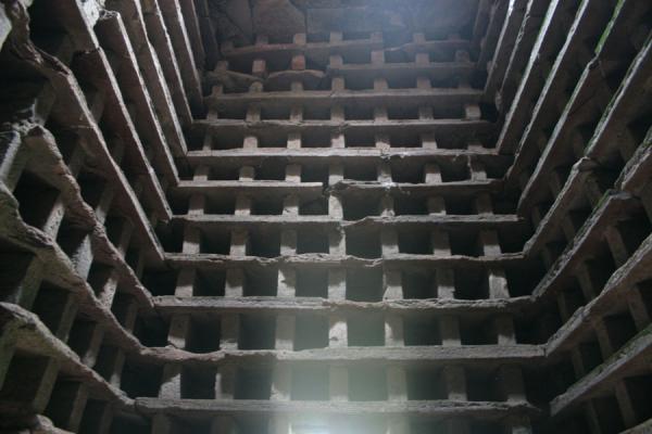 Inside the dovecot of Tantallon Castle, United Kingdom