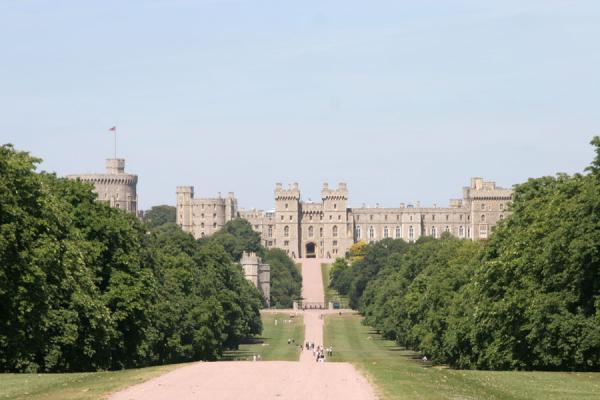 Windsor Castle seen from the Long Mile, United Kingdom